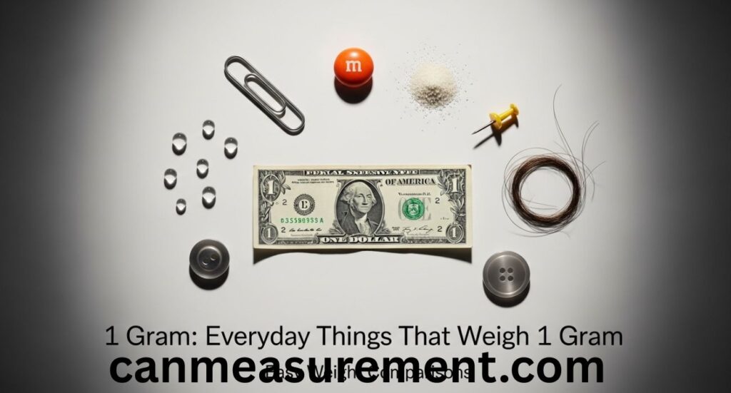 1 Gram: Everyday Things That Weigh 1 Gram and Easy Weight Comparisons