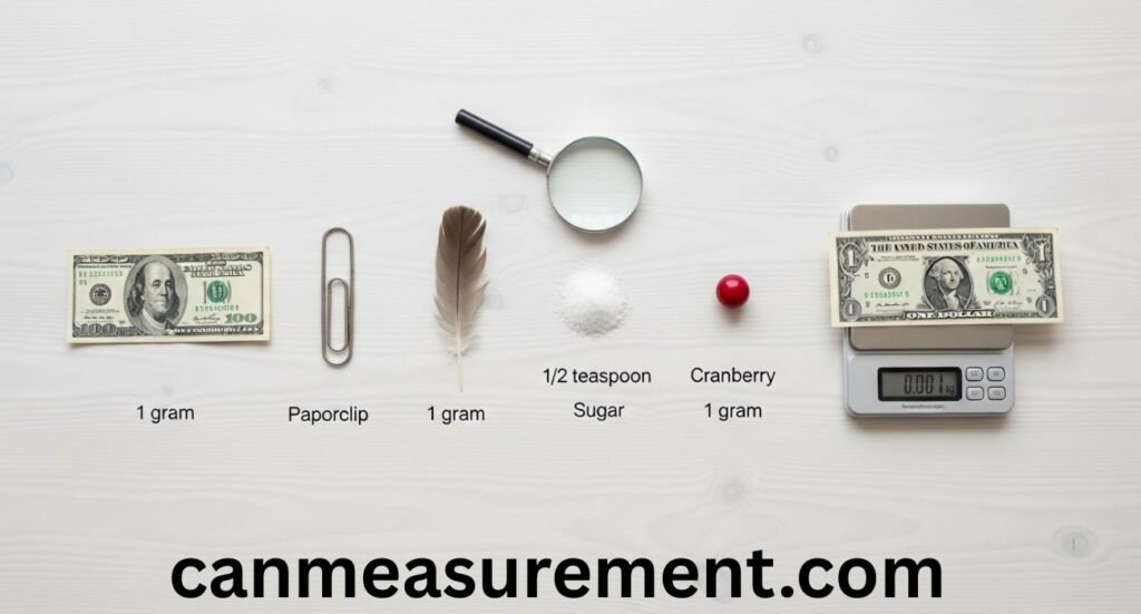 1 Gram: Everyday Things That Weigh 1 Gram and Easy Weight Comparisons