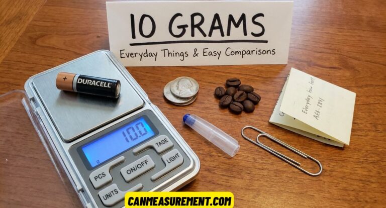 10 Grams: Everyday Things That Weigh 10 Grams and Easy Weight Comparisons
