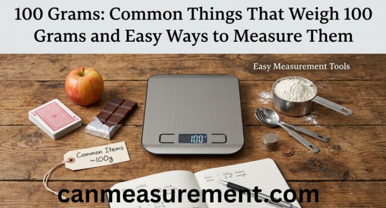 100 Grams: Common Things That Weigh 100 Grams and Easy Ways to Measure Them