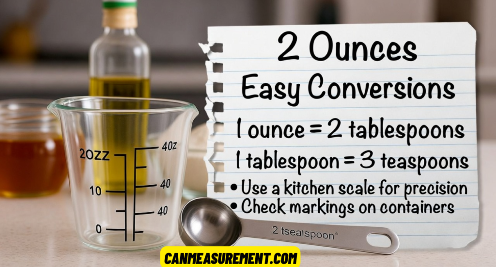 2 Ounces: Easy Conversions, Real-Life Examples, and Simple Measuring Tips