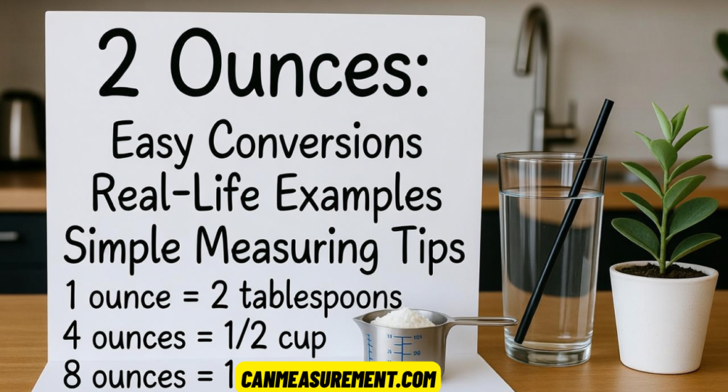 2 Ounces: Easy Conversions, Real-Life Examples, and Simple Measuring Tips