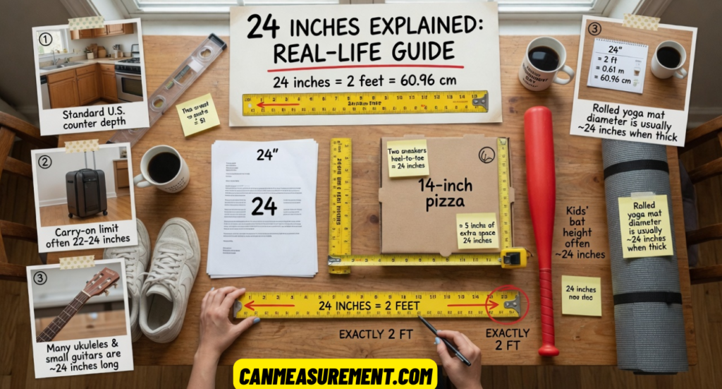 24 Inches Explained: Real-Life Guide to 24 Inches, 2 Feet, and Everyday Measurement