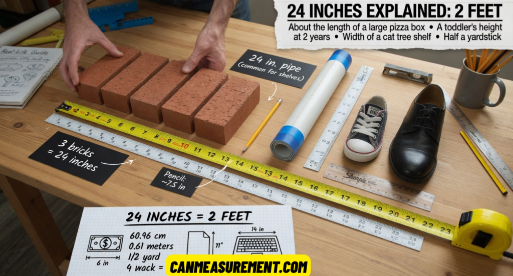 24 Inches Explained: Real-Life Guide to 24 Inches, 2 Feet, and Everyday Measurement