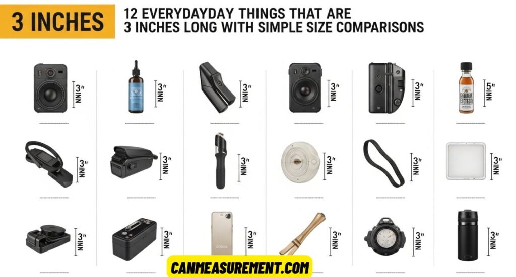 3 Inches: 12 Everyday Things That Are 3 Inches Long With Simple Size Comparisons