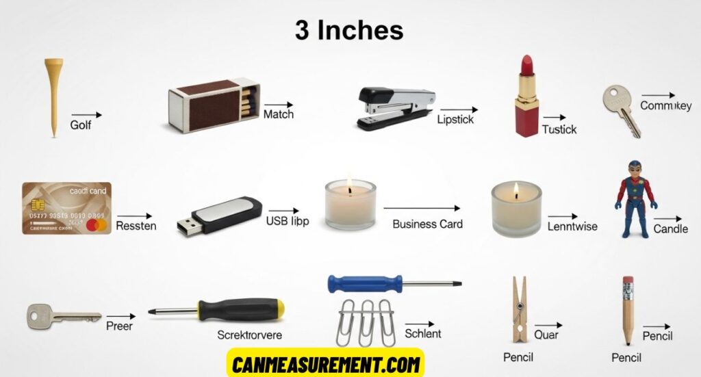 3 Inches: 12 Everyday Things That Are 3 Inches Long With Simple Size Comparisons