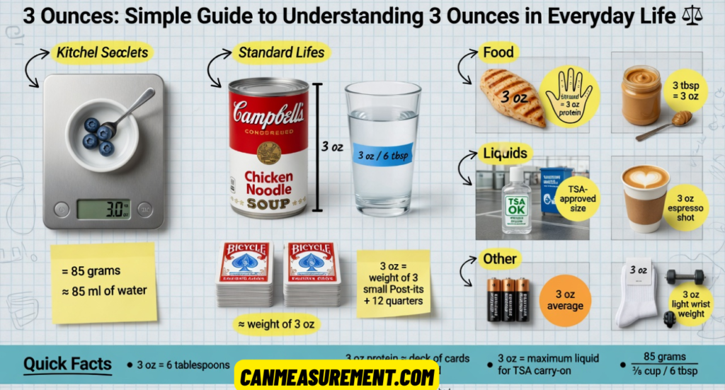 3 Ounces: Simple Guide to Understanding 3 Ounces in Everyday Life