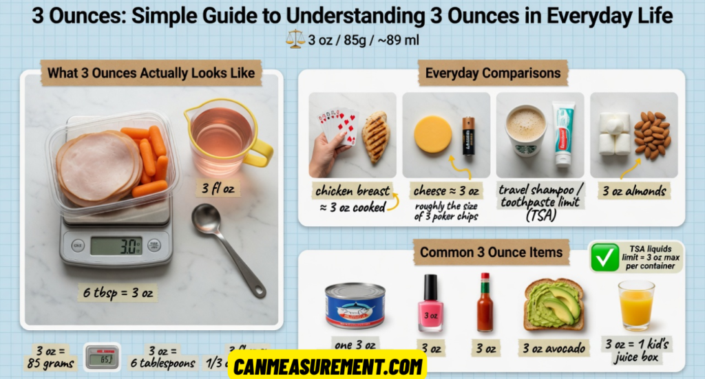3 Ounces: Simple Guide to Understanding 3 Ounces in Everyday Life