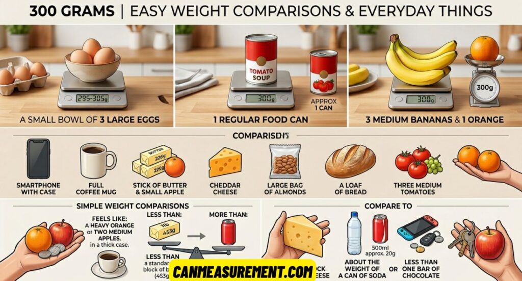 300 Grams – Everyday Things That Weigh 300g and Easy Weight Comparisons