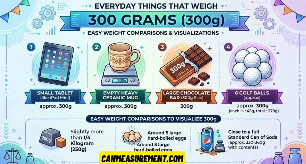 300 Grams – Everyday Things That Weigh 300g and Easy Weight Comparisons