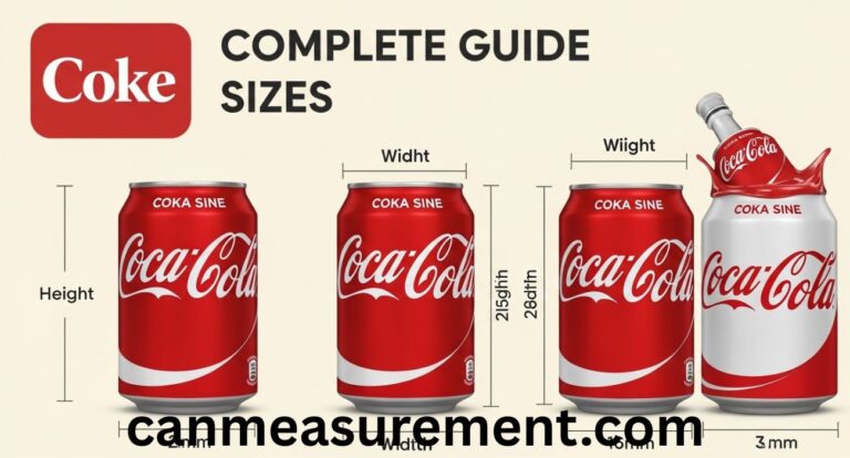 Coke Can Dimensions: Complete Guide to Coke Can Sizes, Height, Width, and Volume