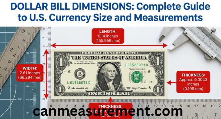 Dollar Bill Dimensions: Complete Guide to U.S. Currency Size and Measurements