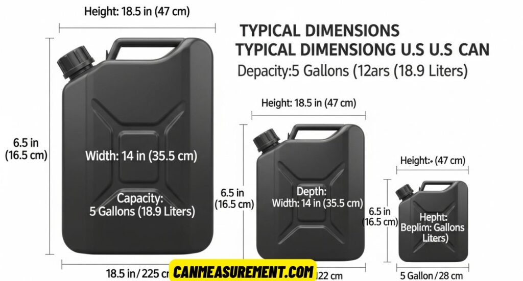 Jerry Can Dimensions: Complete Guide to Sizes, Measurements, and Capacity for USA Users (2026)