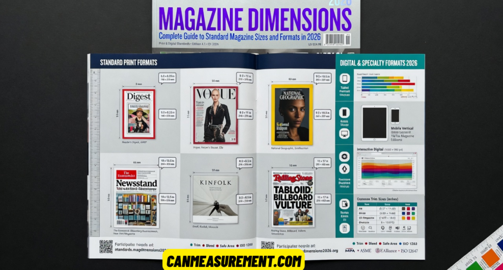 Magazine Dimensions: Complete Guide to Standard Magazine Sizes and Formats in 2026
