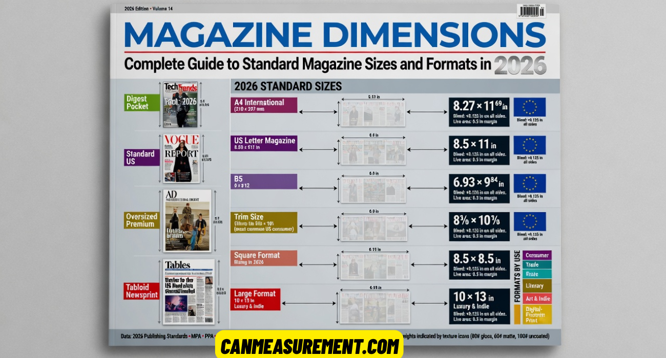 Magazine Dimensions: Complete Guide to Standard Magazine Size