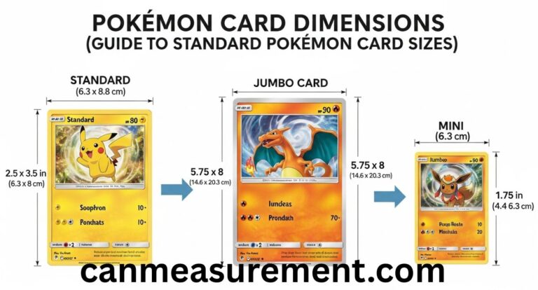 Pokémon Card Dimensions (Guide to Standard Pokémon Card Sizes)