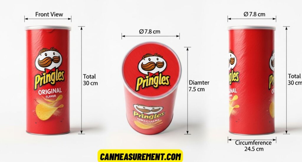 Pringles Can Dimensions: Complete Size, Height, Diameter, and Measurement Guide