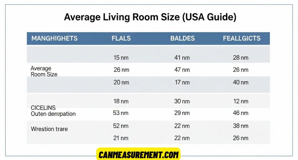Average Living Room Size (USA Guide): Standard Dimensions, Layout Ideas & Design Tips