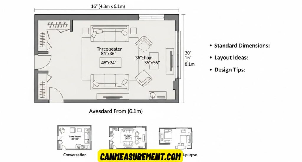 Average Living Room Size (USA Guide): Standard Dimensions, Layout Ideas & Design Tips