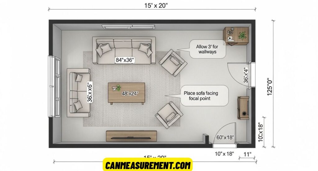 Average Living Room Size (USA Guide): Standard Dimensions, Layout Ideas & Design Tips