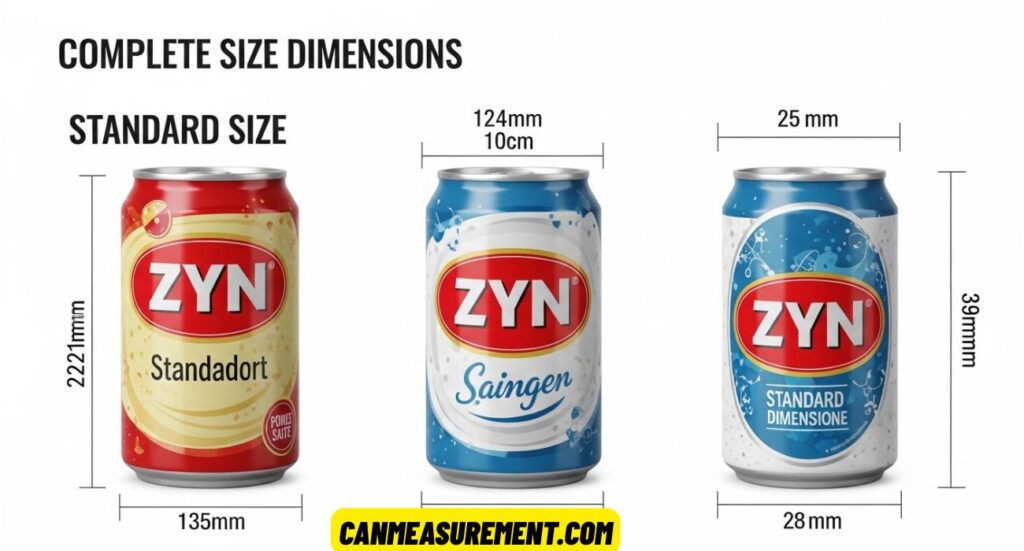ZYN Can Dimensions: Standard Sizes, Measurements, and Complete Size Guide