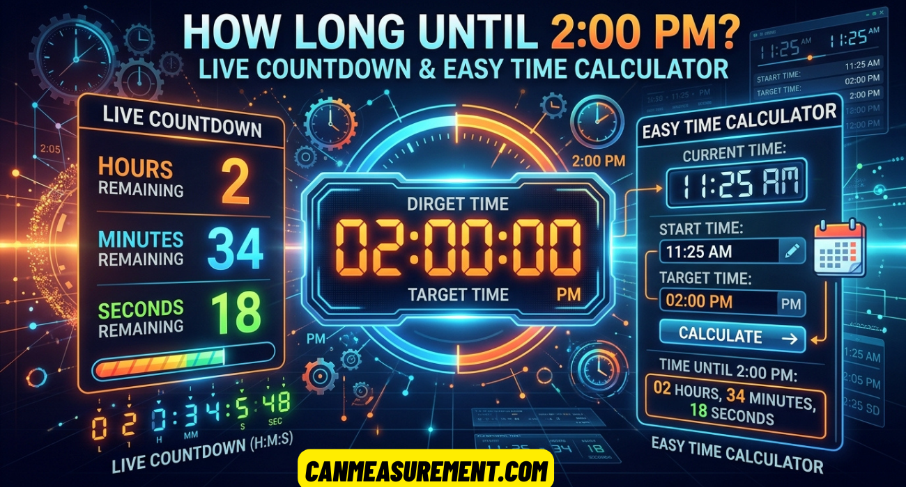 How Long Until 2:00 PM? Live Countdown, Hours Remaining & Easy Time Calculator