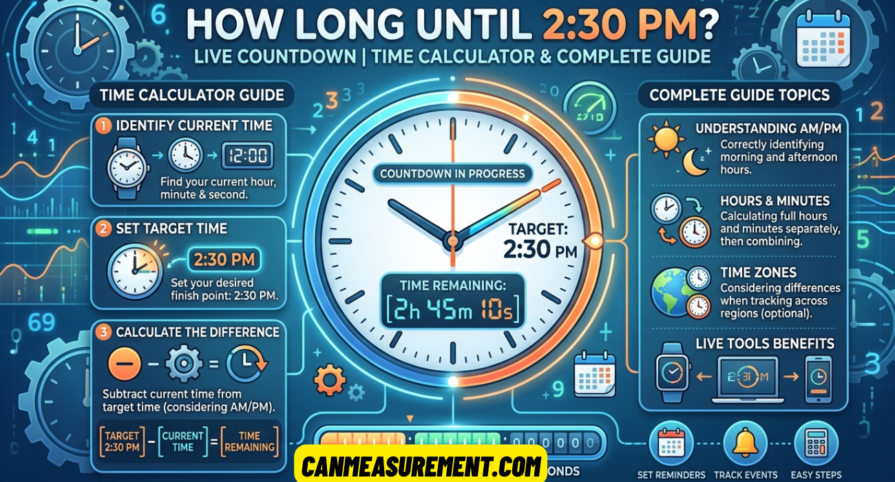 How Long Until 2:30 PM? Live Countdown, Time Calculator & Complete Guide