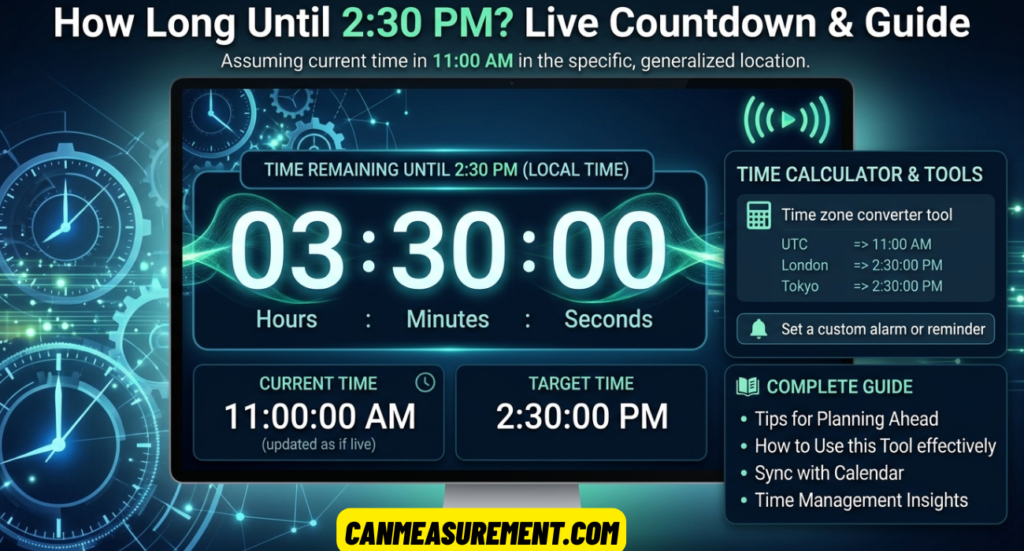 How Long Until 2:30 PM? Live Countdown, Time Calculator & Complete Guide