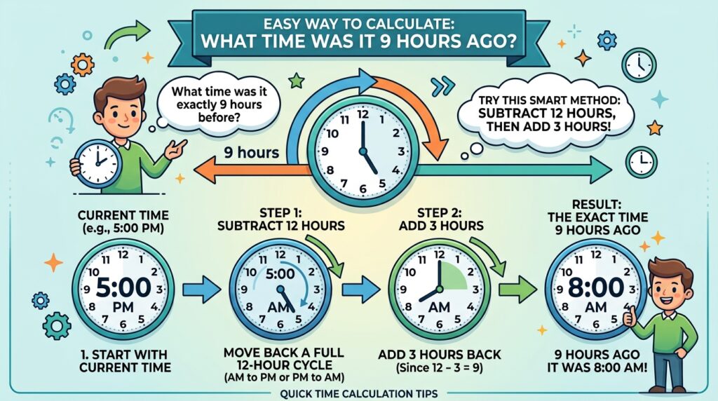 What Time Was It 9 Hours Ago? Easy Way to Calculate the Exact Time