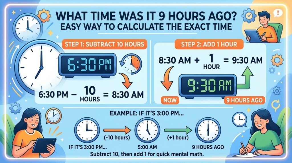 What Time Was It 9 Hours Ago? Easy Way to Calculate the Exact Time