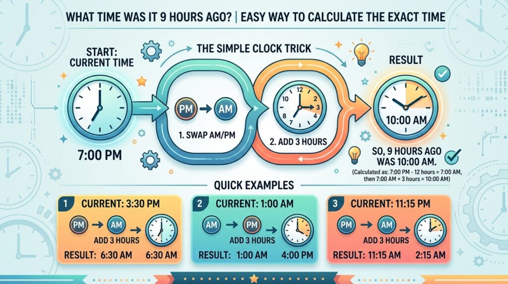 What Time Was It 9 Hours Ago? Easy Way to Calculate the Exact Time