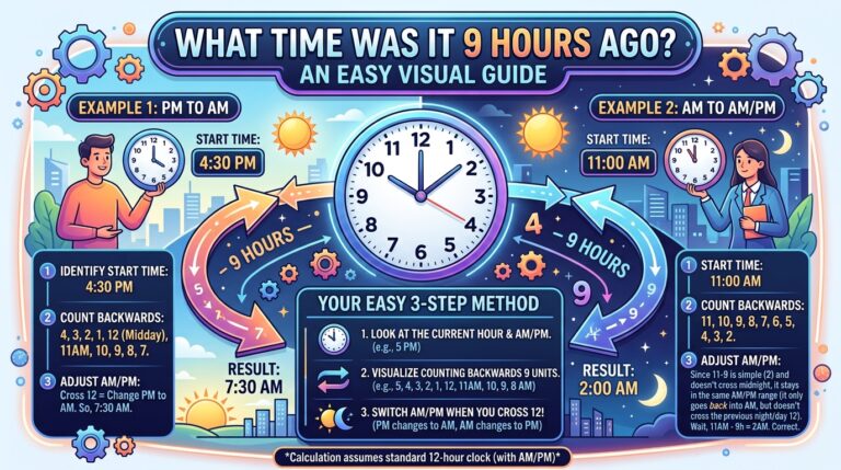What Time Was It 9 Hours Ago? Easy Way to Calculate the Exact Time