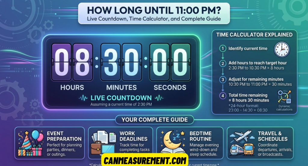 How Long Until 11 PM? Live Countdown, Time Calculator, and Complete Guide