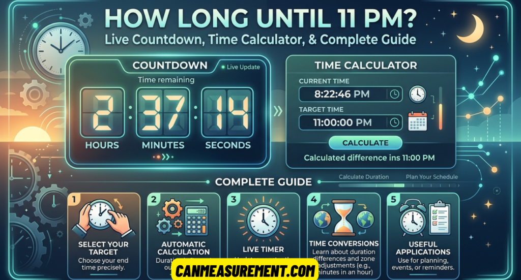 How Long Until 11 PM? Live Countdown, Time Calculator, and Complete Guide