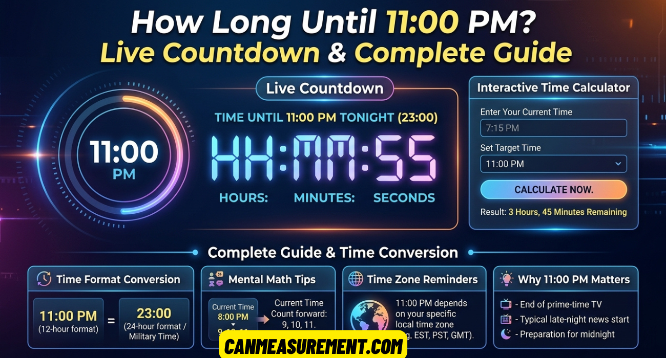 How Long Until 11 PM? Live Countdown, Time Calculator, and Complete Guide