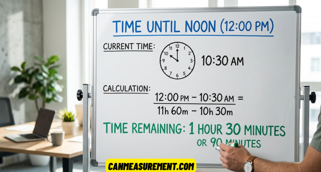How Long Until 12:00 PM? Find the Exact Time Remaining Until Noon