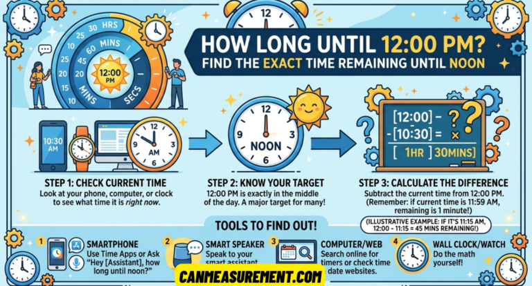 How Long Until 12:00 PM? Find the Exact Time Remaining Until Noon