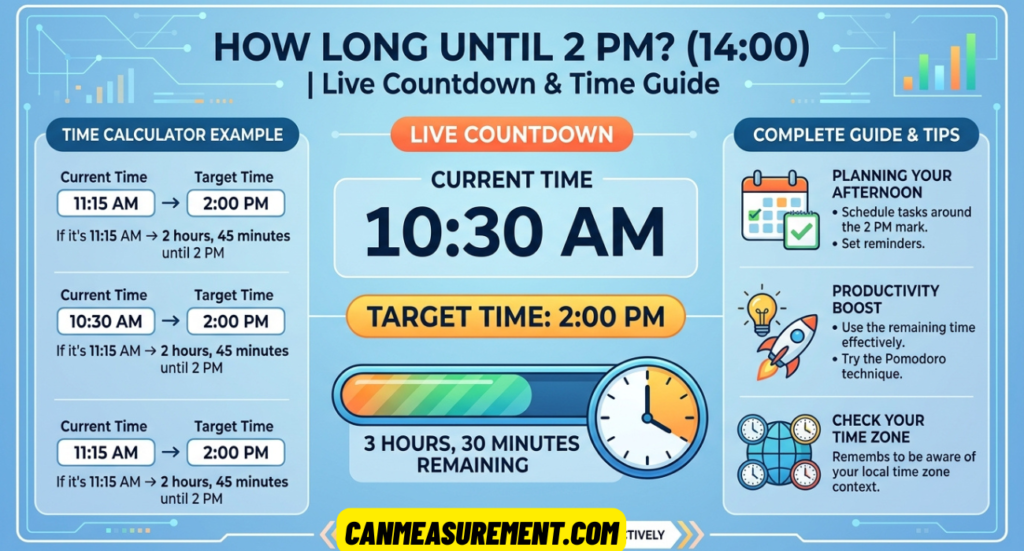 How Long Until 2 PM? Live Countdown, Time Calculator & Complete Guide