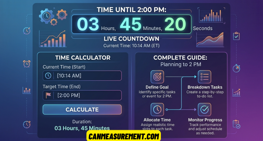 How Long Until 2 PM? Live Countdown, Time Calculator & Complete Guide