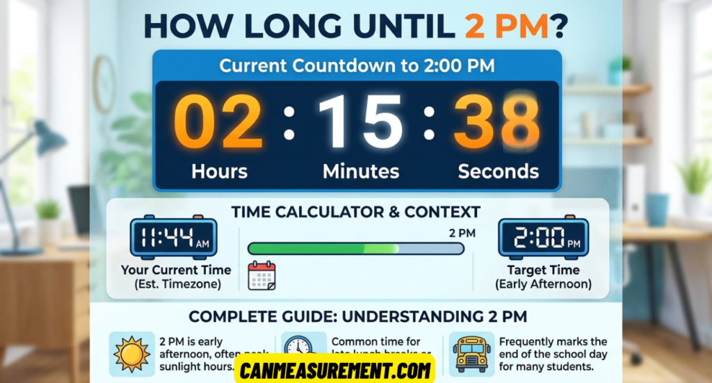 How Long Until 2 PM? Live Countdown, Time Calculator & Complete Guide