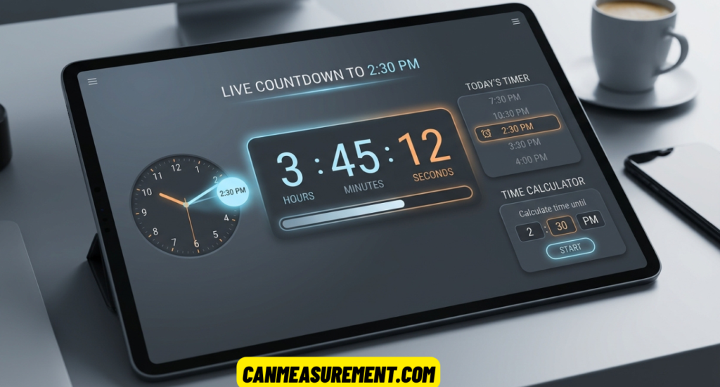 How Long Until 2:30 PM? Live Countdown, Time Calculator & Today's Timer