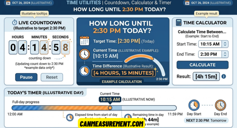 How Long Until 2:30 PM? Live Countdown, Time Calculator & Today's Timer
