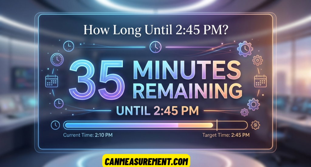 How Long Until 2:45 PM? Live Countdown, Time Calculator & Smart Time Planning