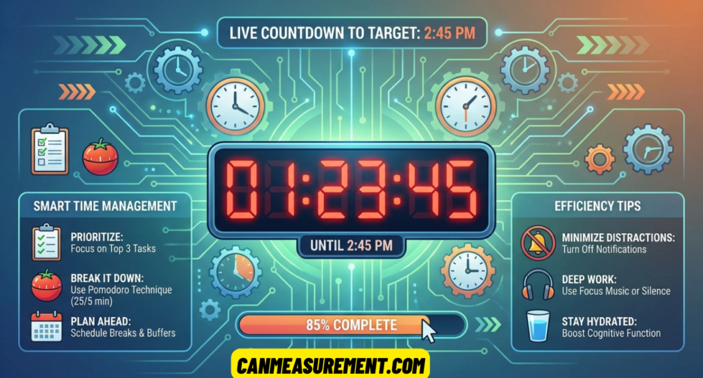 How Long Until 2:45 PM? Live Countdown, Timer, and Smart Time Management Guide