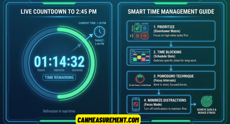 How Long Until 2:45 PM? Live Countdown, Timer, and Smart Time Management Guide