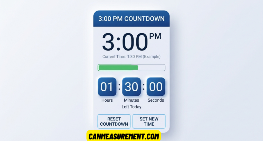How Long Until 3:00 PM? Live Countdown, Hours Left Today, and Easy Time Calculator