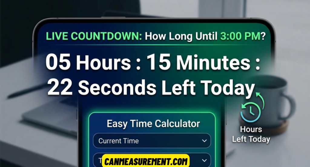How Long Until 3:00 PM? Live Countdown, Hours Left Today, and Easy Time Calculator