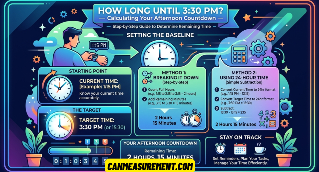 How Long Until 3:30 PM? Calculate the Afternoon Countdown