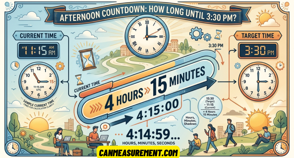 How Long Until 3:30 PM? Calculate the Afternoon Countdown