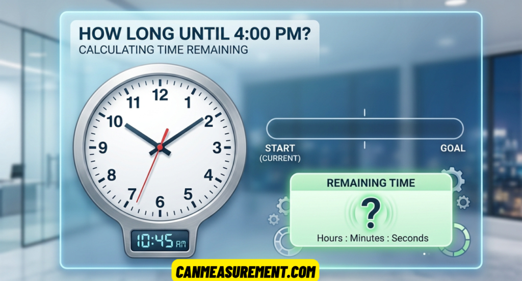 How Long Until 4:00 PM? Calculate the Exact Time Remaining